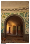 Borne Sulinowo - (Okrglak) Dom Oficera, fragment zniszczonych korytarzy