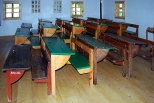 Grnolski Park Etnograficzny. Izba lekcyjna w szkole z Wapienicy.