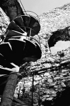 Schody w ruinach zamku w Ogrodziecu
