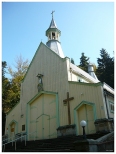 Kościół św. Iwona i Matki Boskiej Uzdrowienia Chorych w Iwoniczu Zdroju wzniesiony w 1895 r