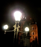 Noc na rynku w Krakowie