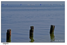 Gdynia - Gdynia Główna: ze Skweru Kościuszki spojrzenie na Zatokę Gdańską