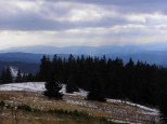 Jesienno-zimowy widok z Hali Rysianka