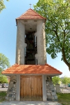 Zagórów - dzwonnica przy kościele św. ap. Piotra i Pawła