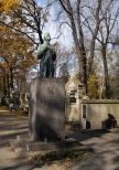 Krakw. Cmentarz Rakowicki. Pomnik Ignacego Daszyskiego.