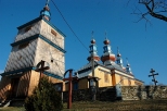 Komańcza cerkiew i dzwonnica