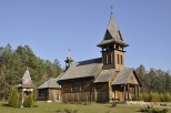drewniany kościółek w Zaborku