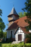 Zabytkowy kościół w Mańkach