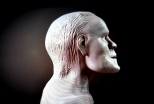Hologram - rekonstrukcja komputerowa znalezionej redniowiecznej czaszki