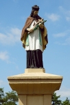 Rogowo - planty - pomnik św.Jana Nepomucena