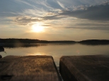 Jezioro Wdzydzkie przed końcem dnia