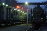Skansen Taboru Kolejowego w Chabówce - nocne zdjęcia