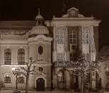 Pszczyna noc - Ratusz w Pszczynie 1658