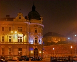 Bielsko Biaa noc - budynek Poczty Gwnej