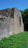 Ruiny lanckoroskiego zamku.