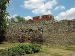 Wieluń - fragment murów obronnych