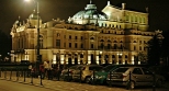 Teatr J.Słowackiego nocą