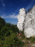 Formy skalne w okolicy Podlesic.