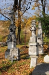 Pińczów - Stary Cmentarz lapidarium rzeźby nagrobkowej