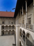Wawel. Renesansowe arkady.
