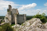 Zamek w Mirowie widziany od wschodu