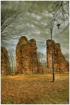 Ruiny zamku biskupiego. Raciążek