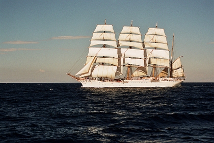 Największy żaglowiec szkoleniowy świata - Siedow