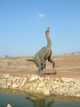 Pna kreda - Terinozaur. Dinopark w Krasiejowie.