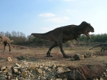 Pna kreda - tyranozaur .Dinopark w Krasiejowie.
