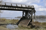 resztki drewniany most w Wyszogrodzie