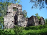 Łapczyna Wola - ruiny zboru ariańskiego z początku XVII w.