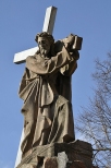 Chrystus przed katedra w Czerwinsku