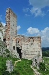 Ruiny zamku Olsztyn. Jura Krakowsko-Częstochowska