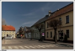 Dobrzyca - fragment zabudowy wsi dawny rynek miasta