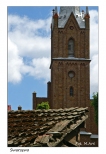 Swarzewo - wieża kościoła Narodzenia Najświętszej Marii Panny
