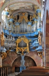 Organy w przyklasztornym kociele Cystersw w Jdrzejowie.