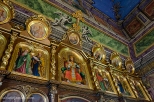 Kwiato - cerkiew prawosawna pod wezwaniem w. Paraskewi, ikonostas i fragment polichromii