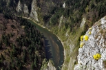 Przeom Dunajca widziany ze szczytu Sokolicy