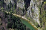 Widok na przeom Dunajca ze szczytu Sokolicy
