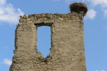 Okno. Ruiny zamku w Mokrsku Górnym