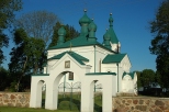 Nowo Berezowo - cerkiewka w centrum wioski