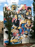 Warszawskie murale - Chopinowski kolaż