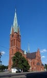 Toruń. Neogotycki kościół św. Katarzyny.