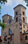Opactwo OO. Benedyktynów w Tyńcu. Wieże kościoła św. św. Piotra i Pawła.