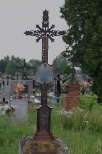 Cmentarz parafialny w Pniowie - nagrobek Malwiny Momockiej z 1885r.