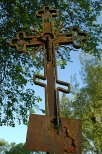 Nowo Berezowo - przydrożny krzyż