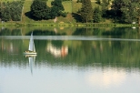 uromino, widok na jezioro Raduskie