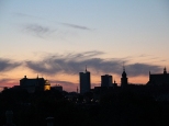 Warszawa widziana z dachu BUW