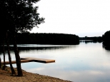 Jezioro Licheńskie - widok od miejscowości Wygoda