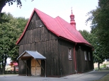 Drewniany koci parafialny w. Teresy w Stodoach.